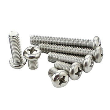 Stainless steel phillips machine screw